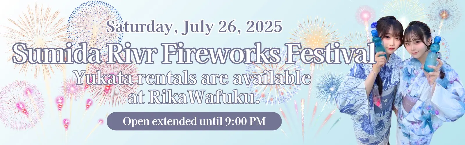 FireWorks Yukata rental