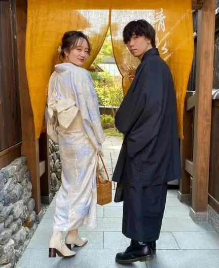Image of Couple Kimono Coordination