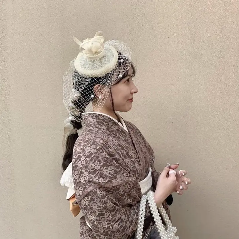 Lace Kimono for Easy Coordination