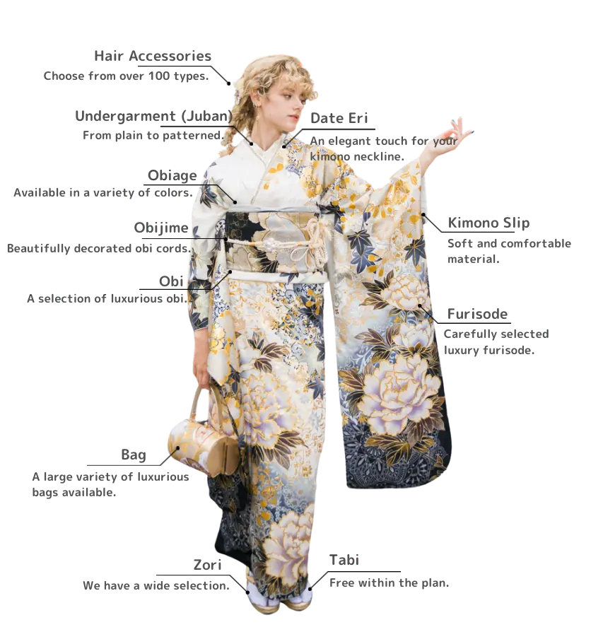 Image of kimono rental