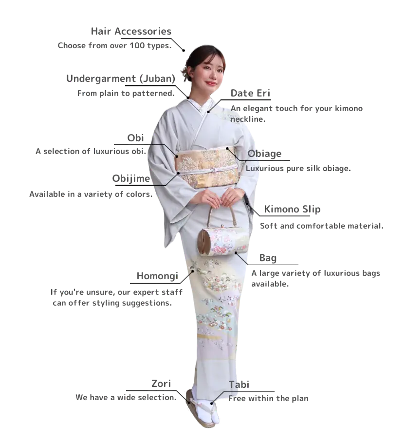 Image of kimono rental