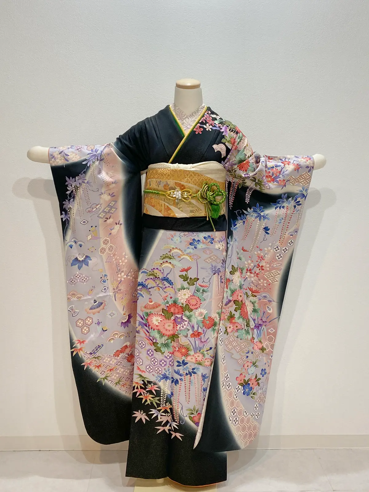 Rikawafuku Furisode Kimono