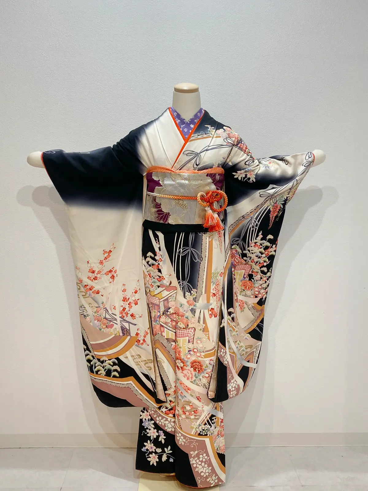 Rikawafuku Furisode Kimono