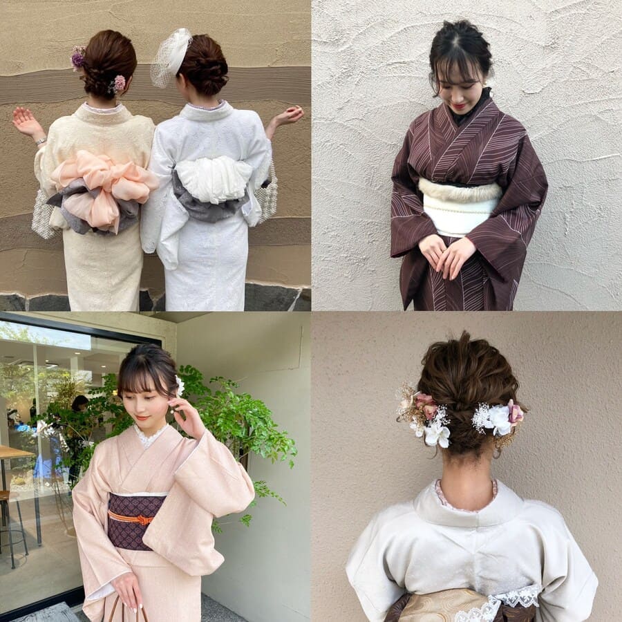 Asakusa Kimono Rental Hair Set Plan