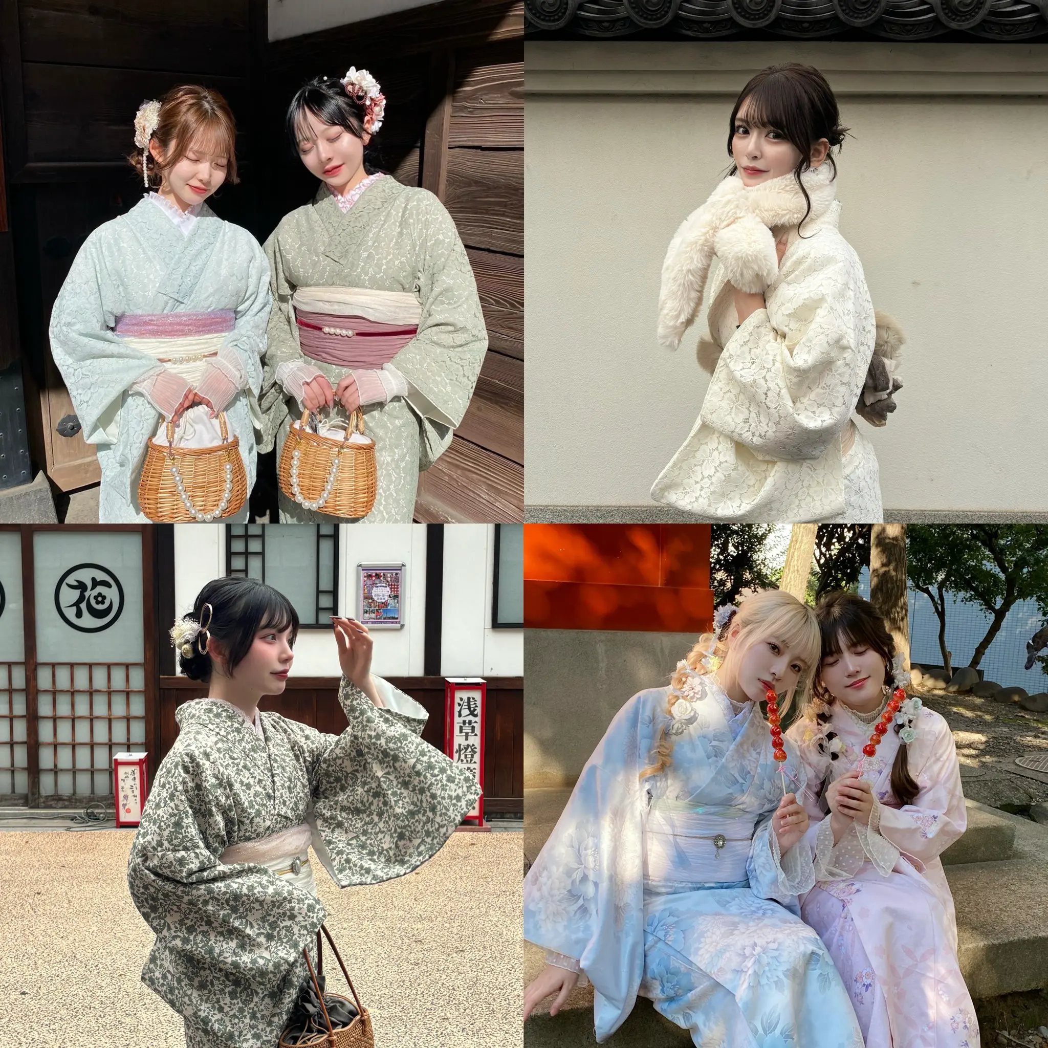 Asakusa Kimono Hair Set Student Discount Plan