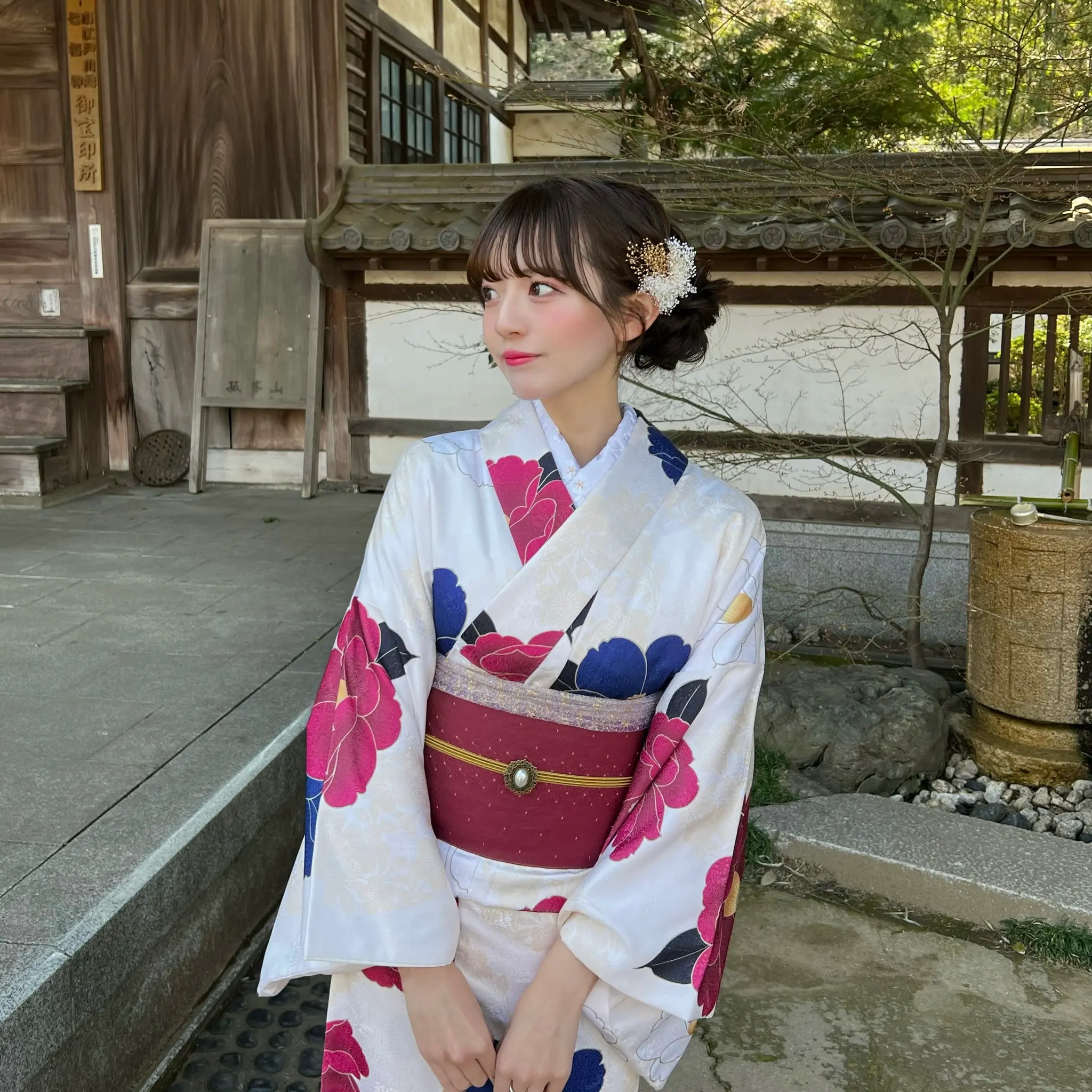 Kamakura Kimono and Hair Set Plan