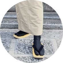 Zori Sandals and Tabi Socks