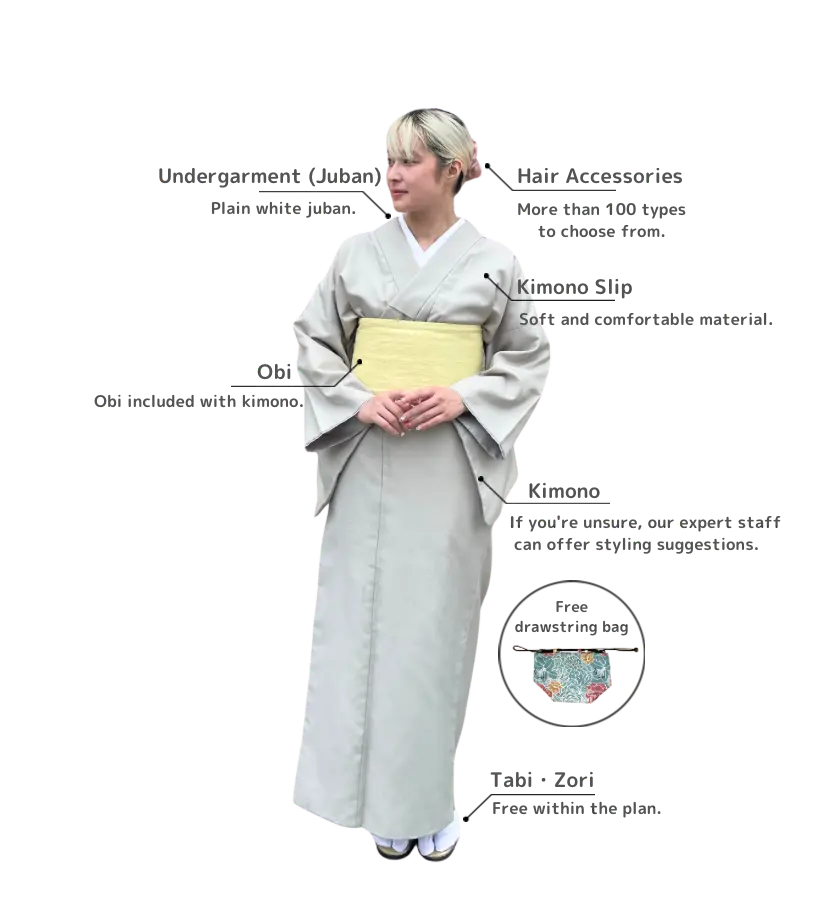 Image of kimono rental