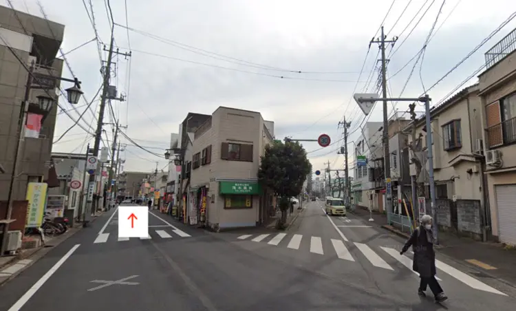 Turn left at the Futamata intersection