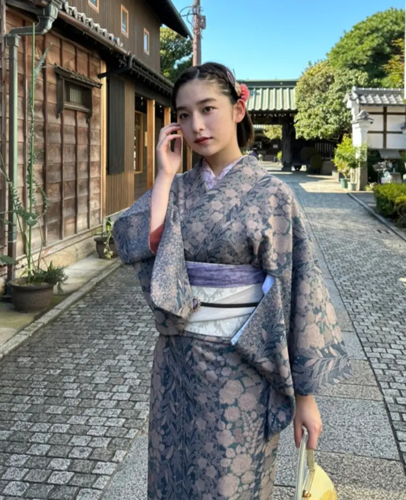 Retro Kimono Coordination