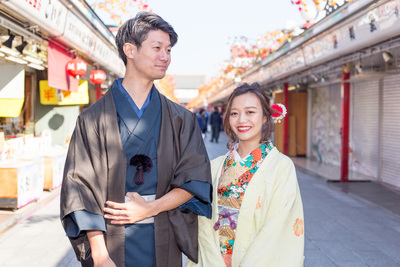 3 Time Slots for a Successful Couple’s Kimono Rental Date in Asakusa