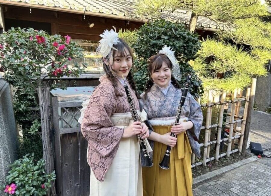 We rented hakama in Kawagoe and enjoyed sightseeing around the city!