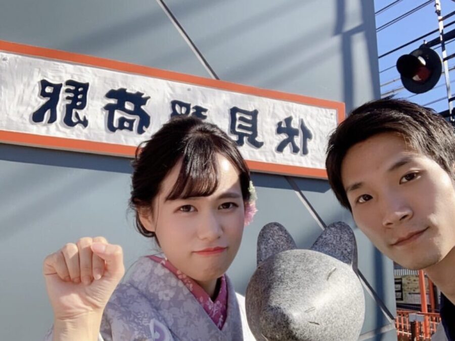 We rented kimonos as a couple in Gion and enjoyed sightseeing in Kyoto!