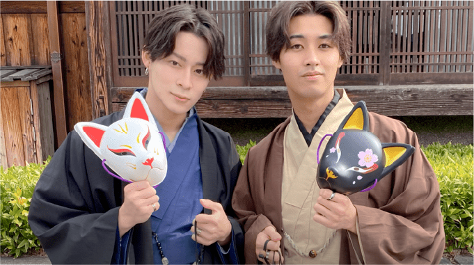 浅草着物メンズプランの着物例1