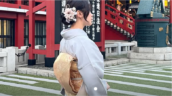 浅草訪問着レンタルプラン 