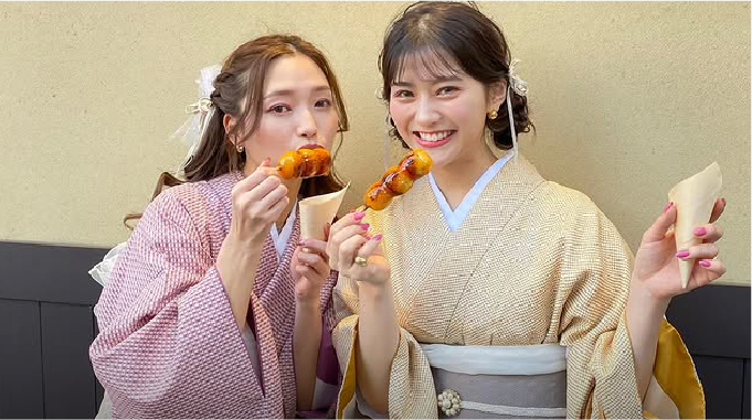 浅草着物ヘアセットプランの着物例1