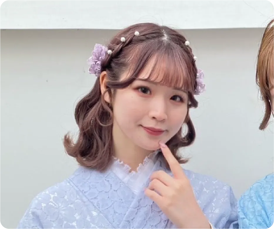 ボブ・ショートのヘアセット例1