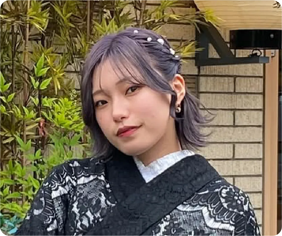 ボブ・ショートのヘアセット例2