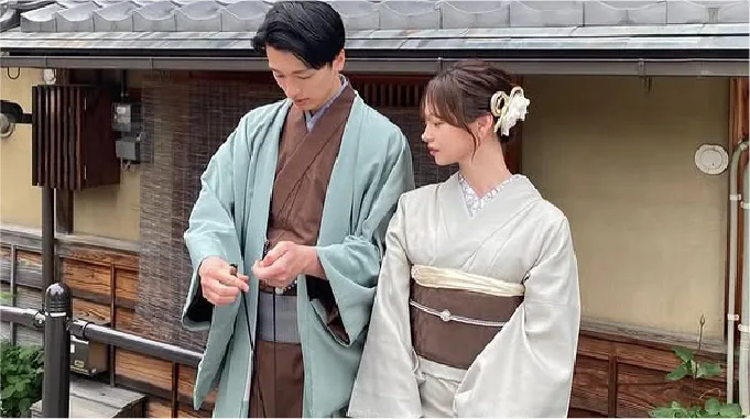 京都着物カップルプランの着物例3