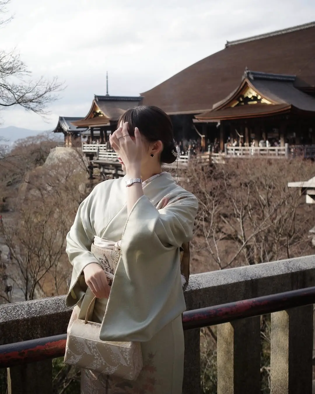 清水寺の舞台と着物レンタル｜京都東山で人気の梨花和服