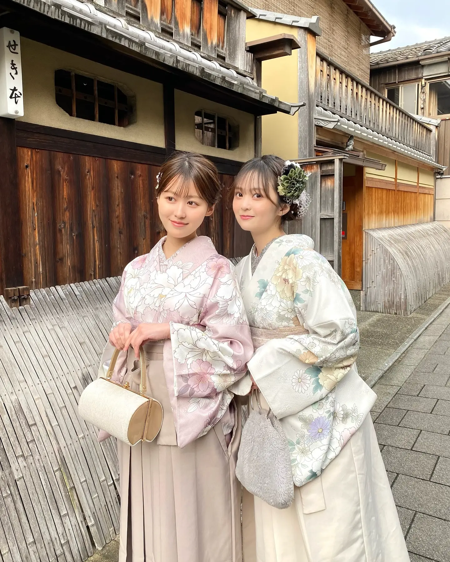 花見小路通を着物レンタルで散策｜祇園の着物モデルコース