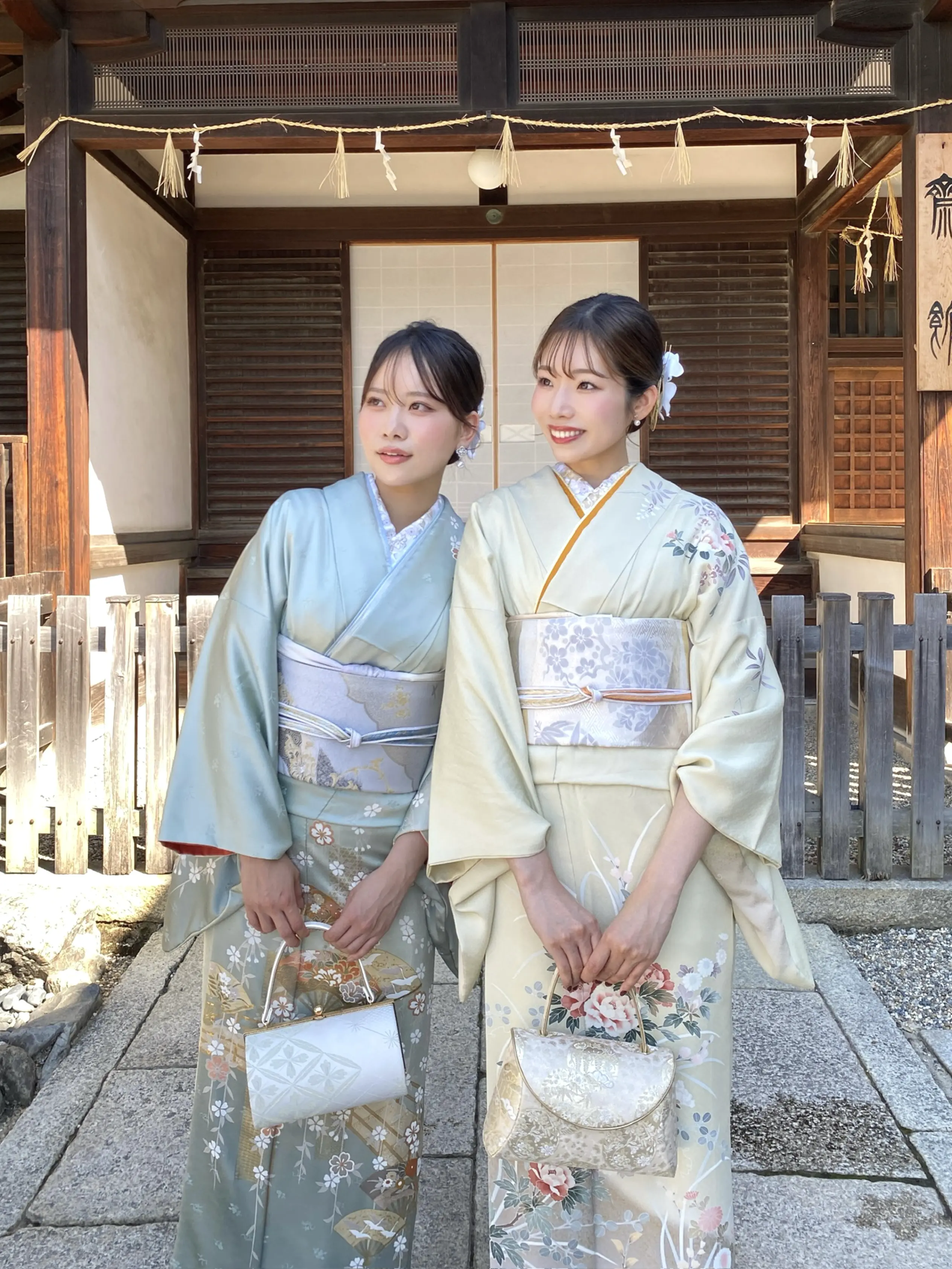 梨花和服の人気着物