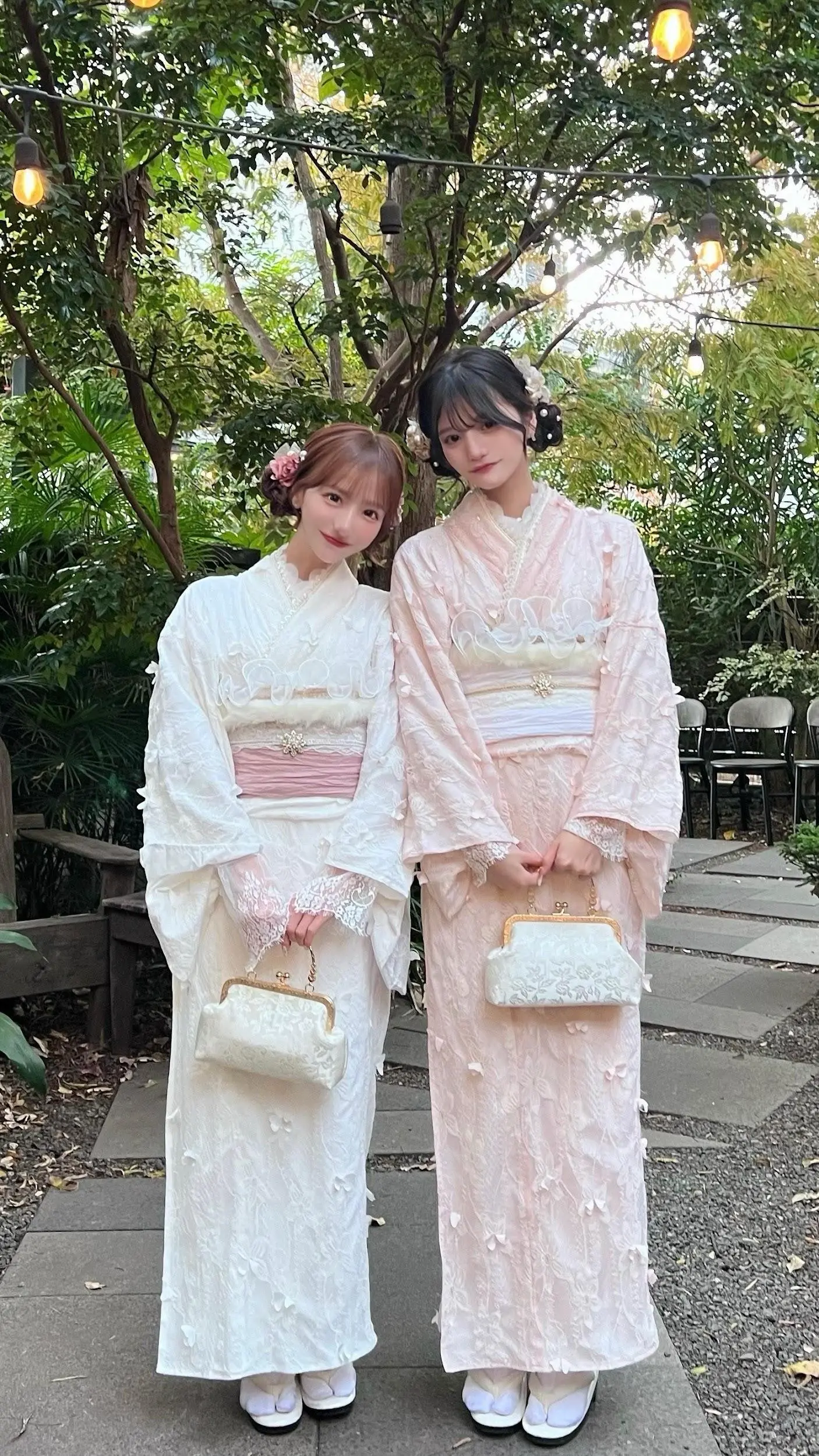 レース着物ならパールバッグがおすすめ♡キラキラ可愛くガーリーに🌷