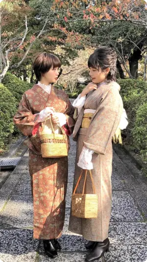 京都のアンティーク着物レンタルプラン、レトロ着物一覧｜京都の梨花和服