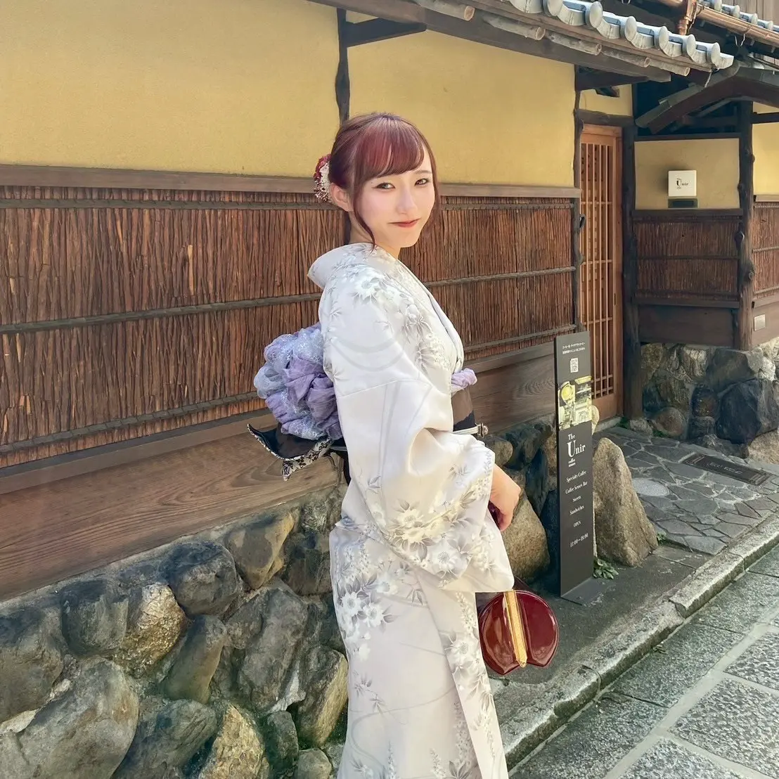 古典柄の着物で大人っぽくしたい方におすすめ！（パターン8）