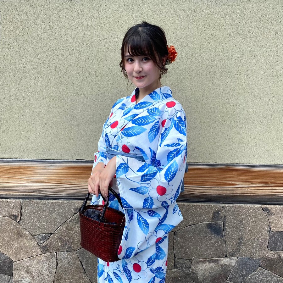 定番の大柄レンタル浴衣