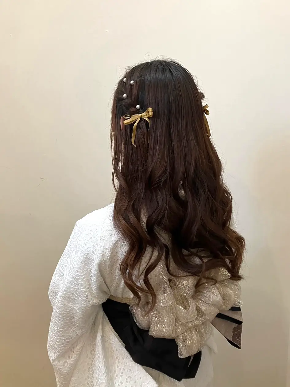 卒業式袴のヘアセット