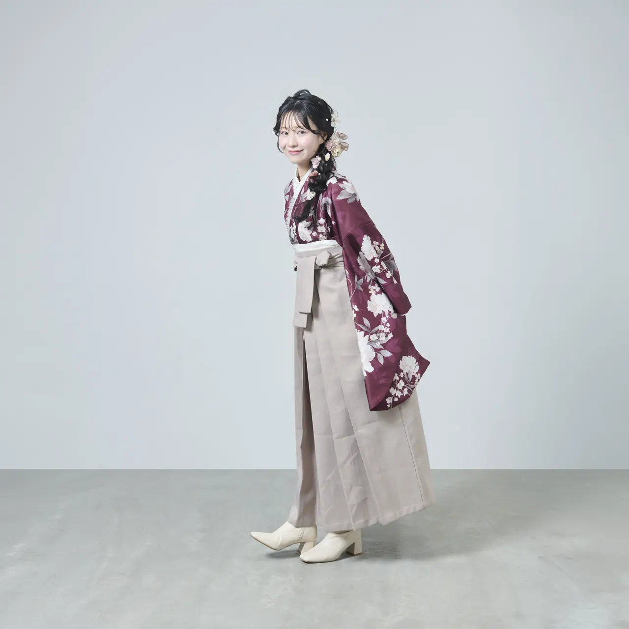 卒業式袴ヘアセットプラン