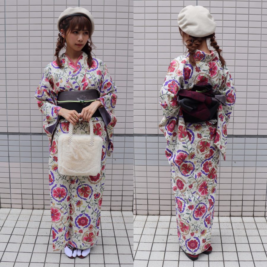 京都の着物レンタルコーディネート