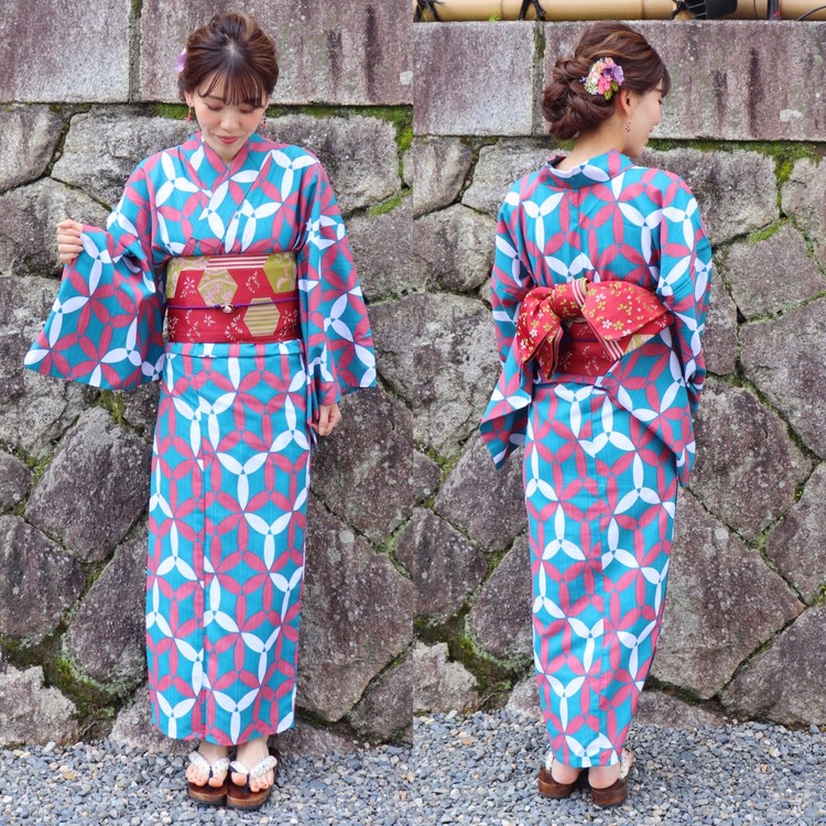 京都の浴衣レンタル写真