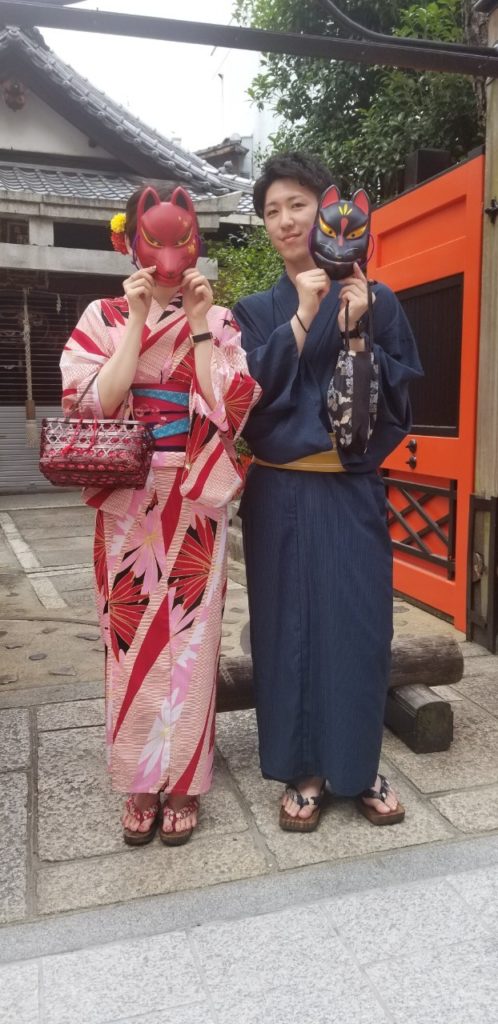 京都で浴衣レンタル