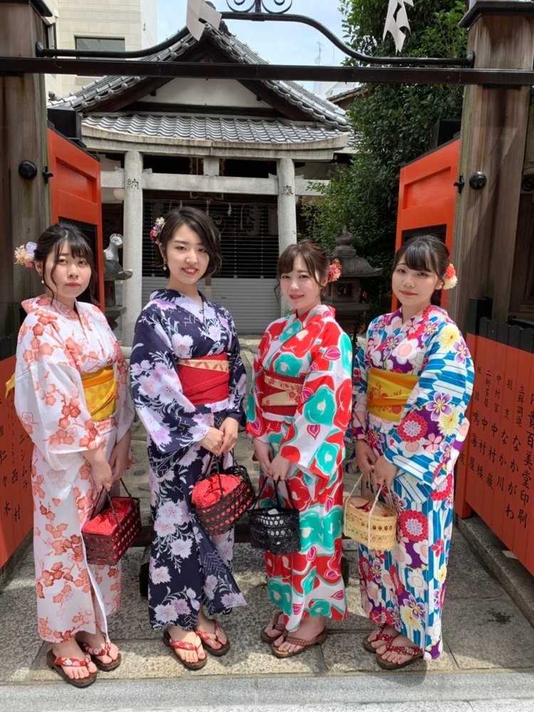 京都の祇園で浴衣レンタル