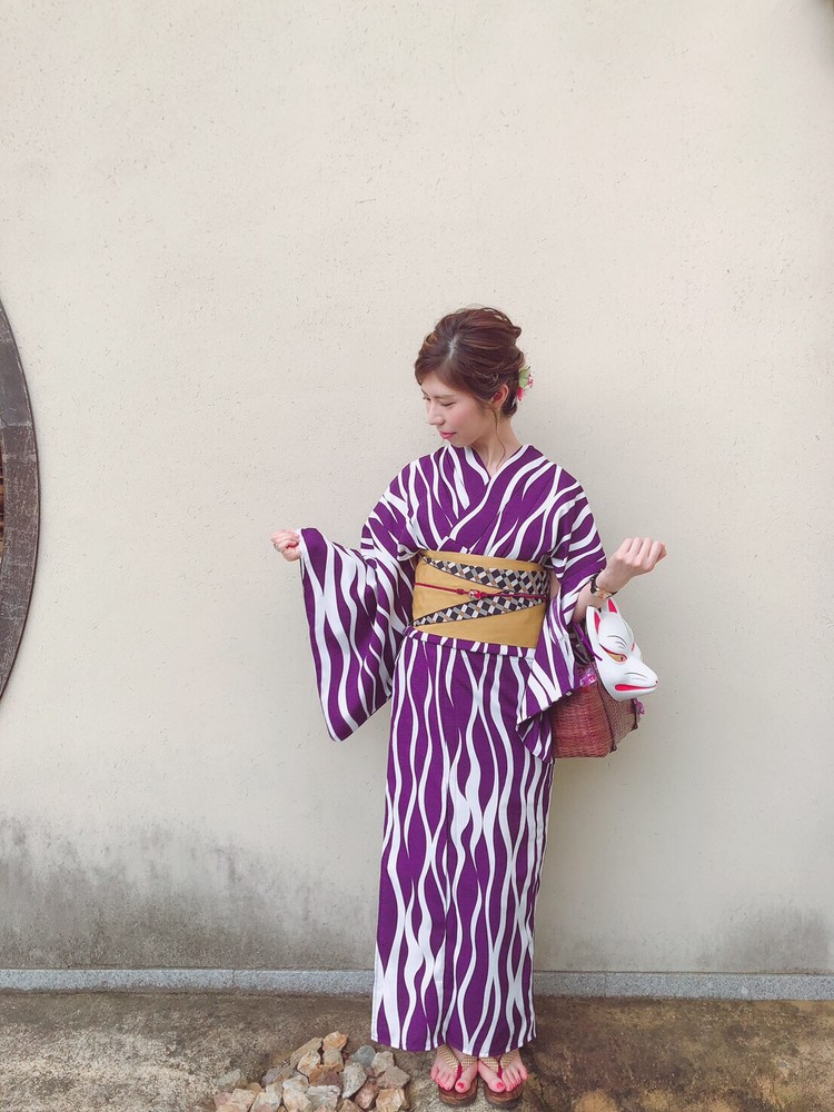 京都でレトロな浴衣レンタル