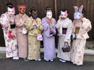 京都の清水寺で着物レンタル