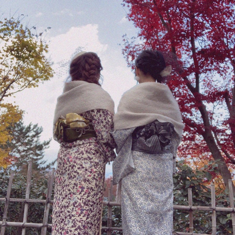 京都でレトロ柄の着物をレンタル！【コーディネート例あり】
