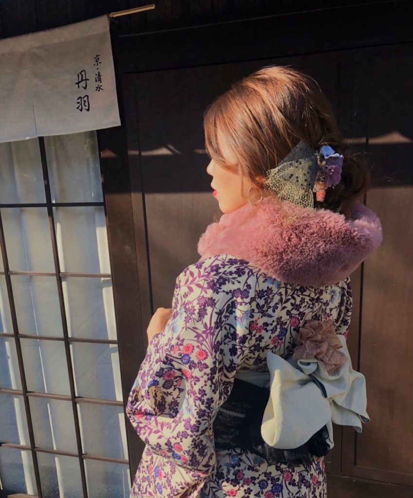 京都の清水寺で着物レンタル