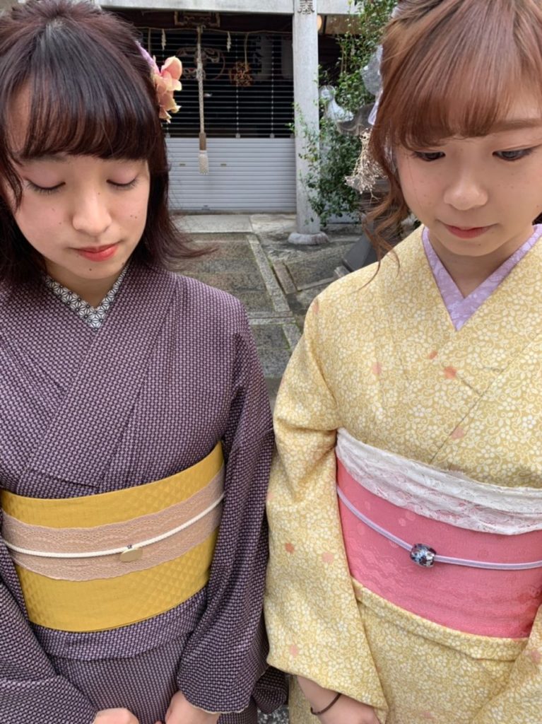 京都の祇園で着物レンタル