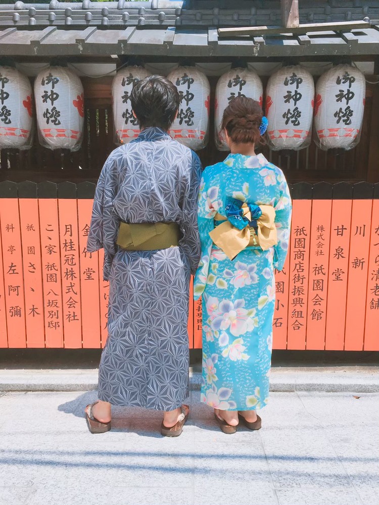 京都でカップルで浴衣レンタル