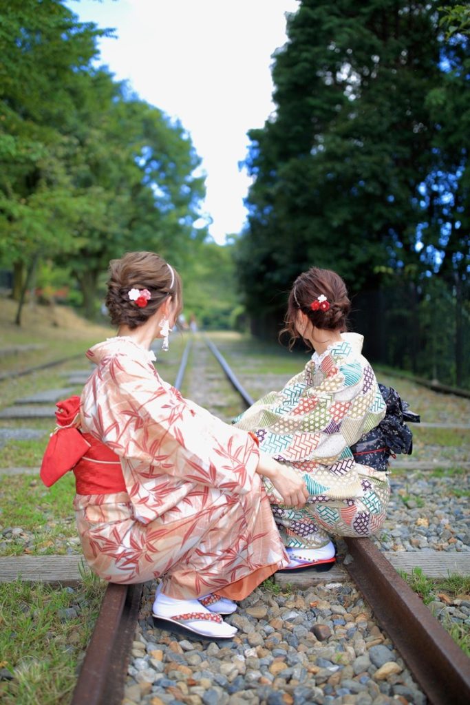 京都で着物レンタルをして蹴上インクライン観光