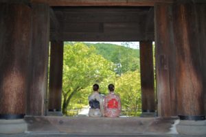 着物レンタルで南禅寺