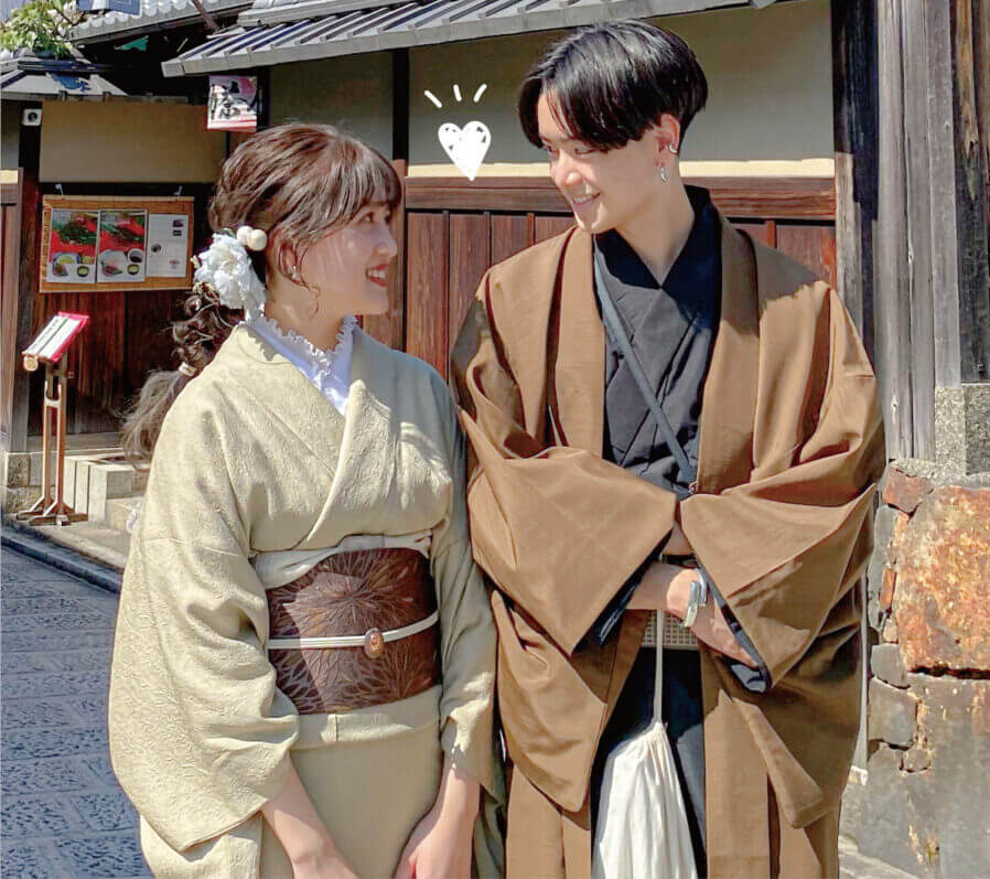 祇園で着物レンタルなら、河原町からのカップルデートがおすすめ！