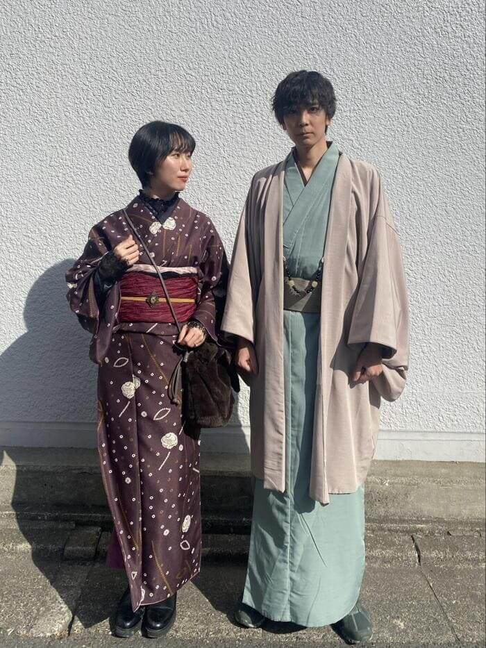 鎌倉でカップルで着物レンタル