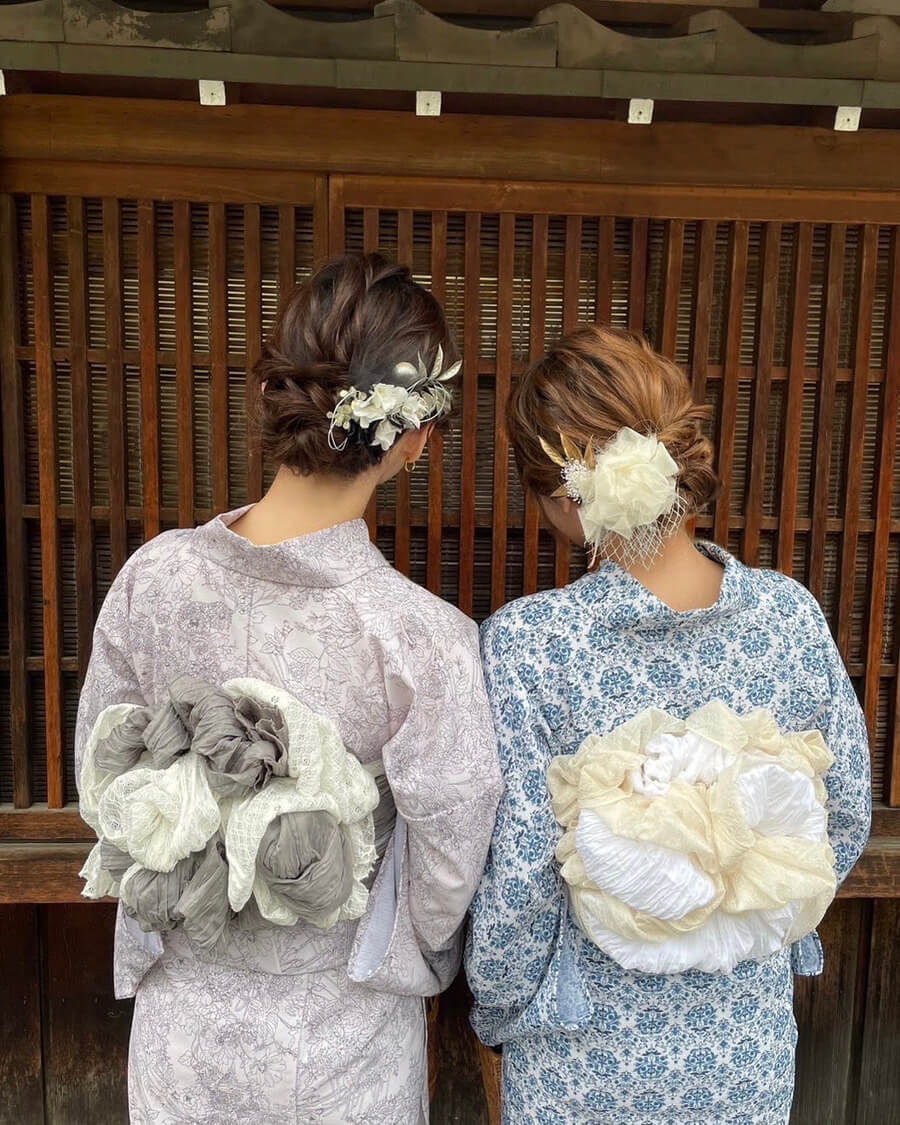 夏の京都観光でも被らない！梨花和服オリジナル浴衣✨️