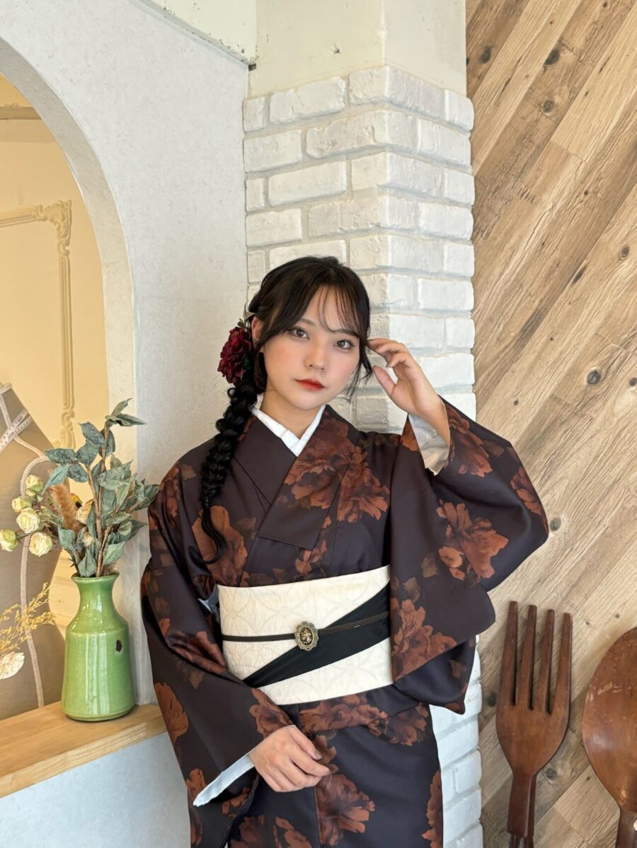 黒系の着物