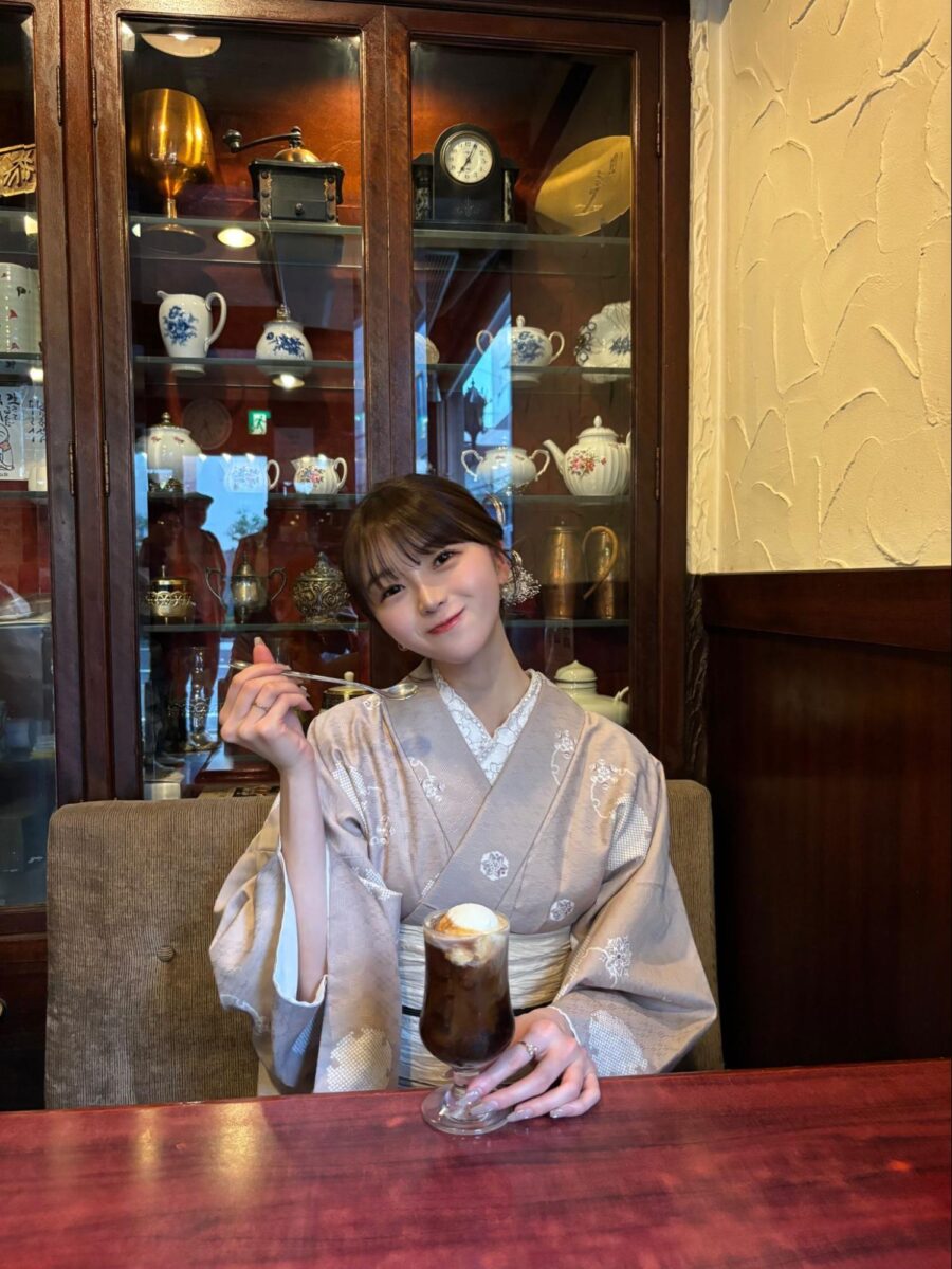 シンプルな着物