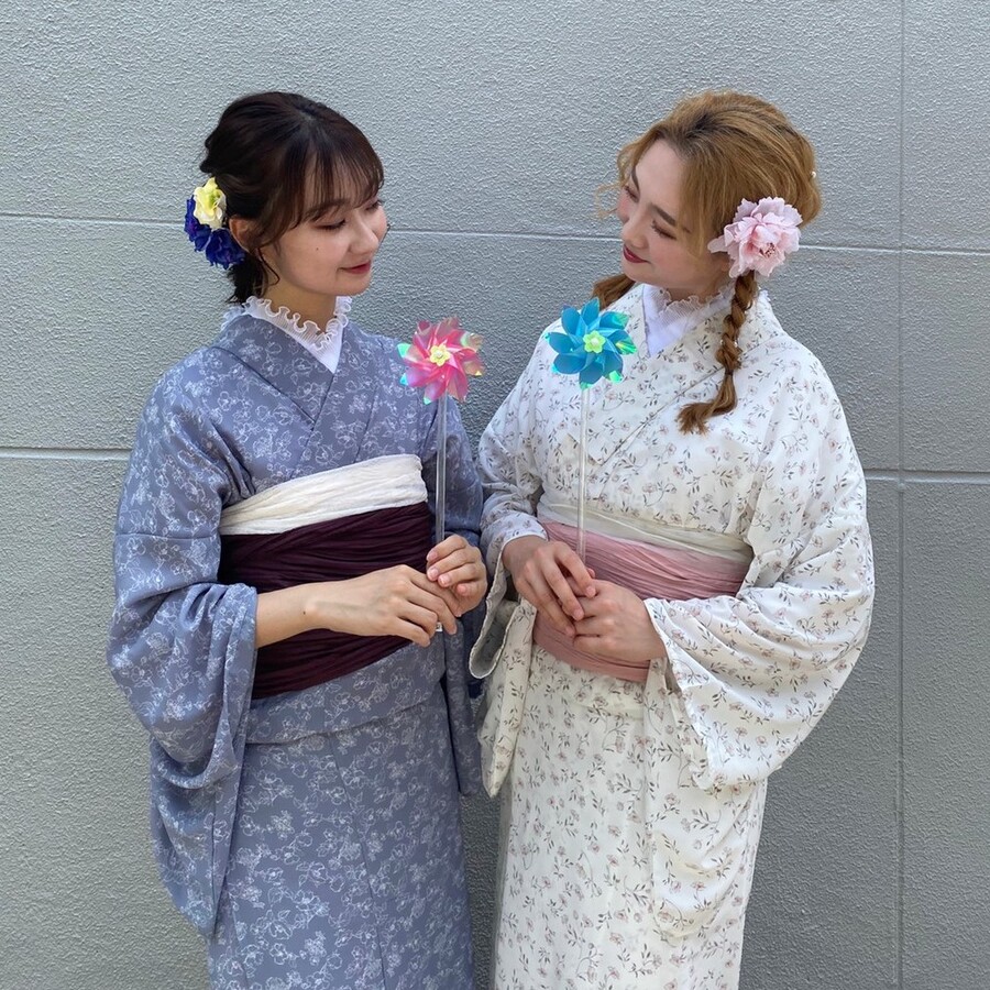 浴衣租借梨花和服的原創浴衣